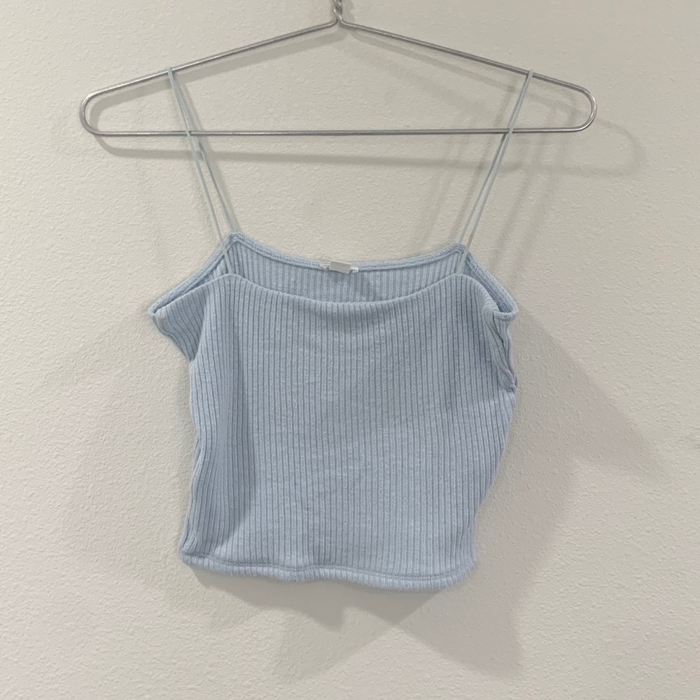 Ribbed crop top
